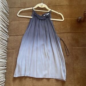 Vince, halter/high neck, grey ombré, blouse, M